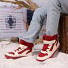 Kids Snow Boots Plush Cotton Shoes Child Winter Walking Shoes Anti-slip Ankle Boots Boys Girls Plush Hiking Shoes Winter Boots