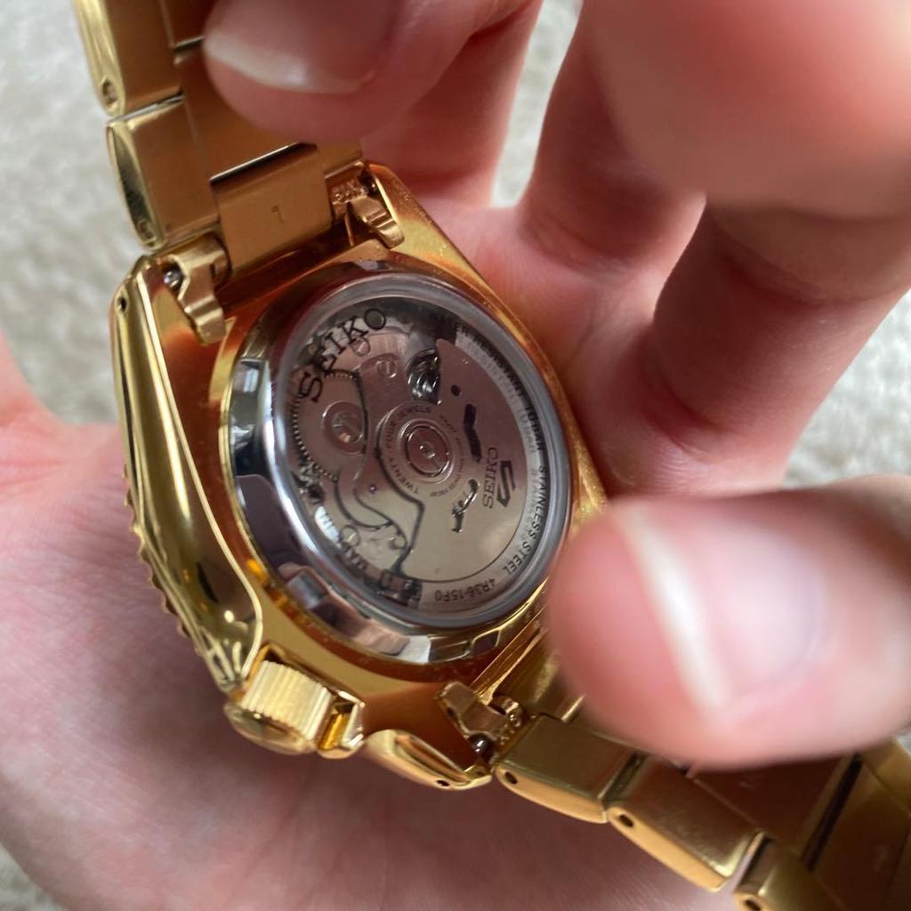 Used Rare Seiko 5 SRPK20 US Exclusive Unused Submariner-style