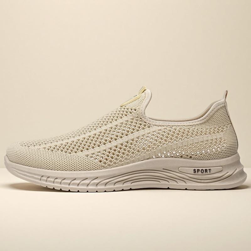 

Папины кроссовки новая мужская обувь дышащая сетка летучий трикотаж спортивная обувь мальчики спортивная и повседневная обувь кроссовки горячие 39