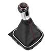5/6 Speed Integrated Modified Gear Shift Knob & Dust Boot for VW Golf 5/6 -Car Transmission Lever, Durable Auto Accessories