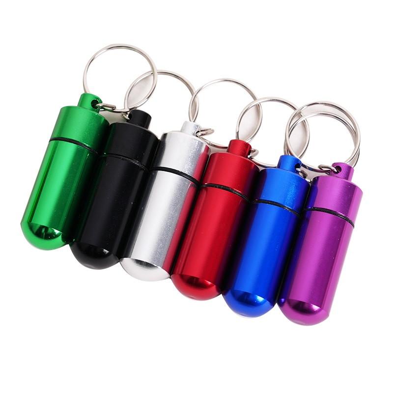 Slim Mix Color Metal Snuff Container
