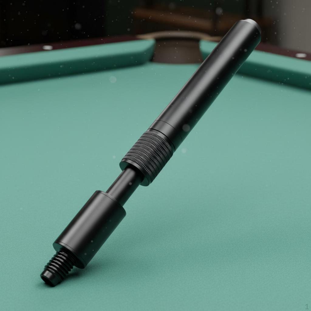 Telescopic Cue Aluminum Pool Extension Rotating Outer Thread Game Accessories for Room