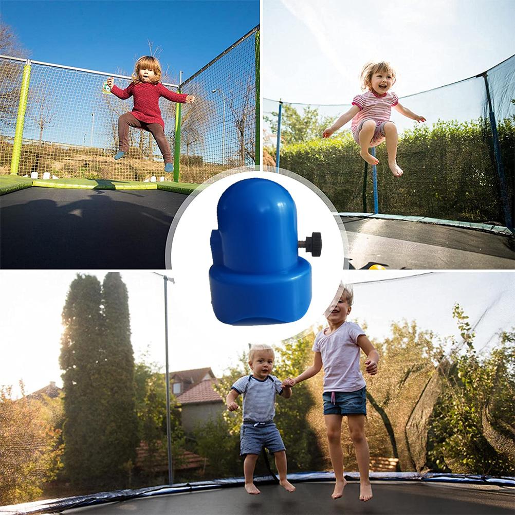 Trampoline Enclosure Pole Cap with Screw Thumb Connection Attachment Replacement Parts