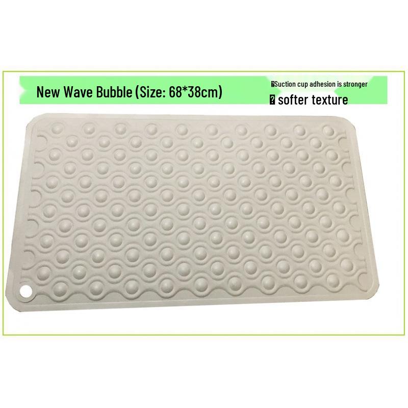 European-Style Anti-Slip Rubber Bathroom Mat for Hotels and Guesthouses