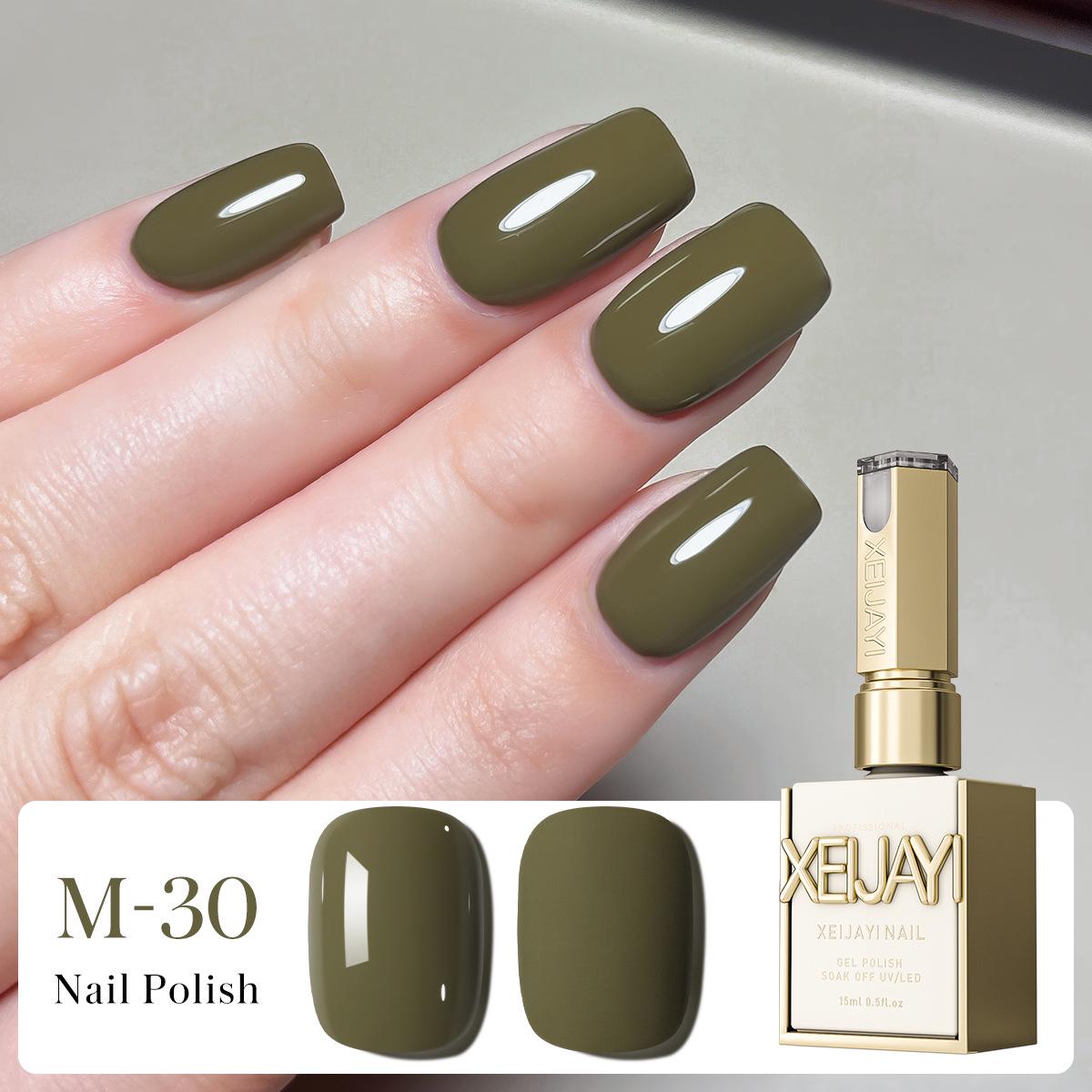 

2025 Retro Olive Green Whitening Gel Nail Polish - Popular Salon Color