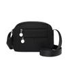 Women's Multi-Compartment Nylon Crossbody Bag Large Capacity Shoulder Bag