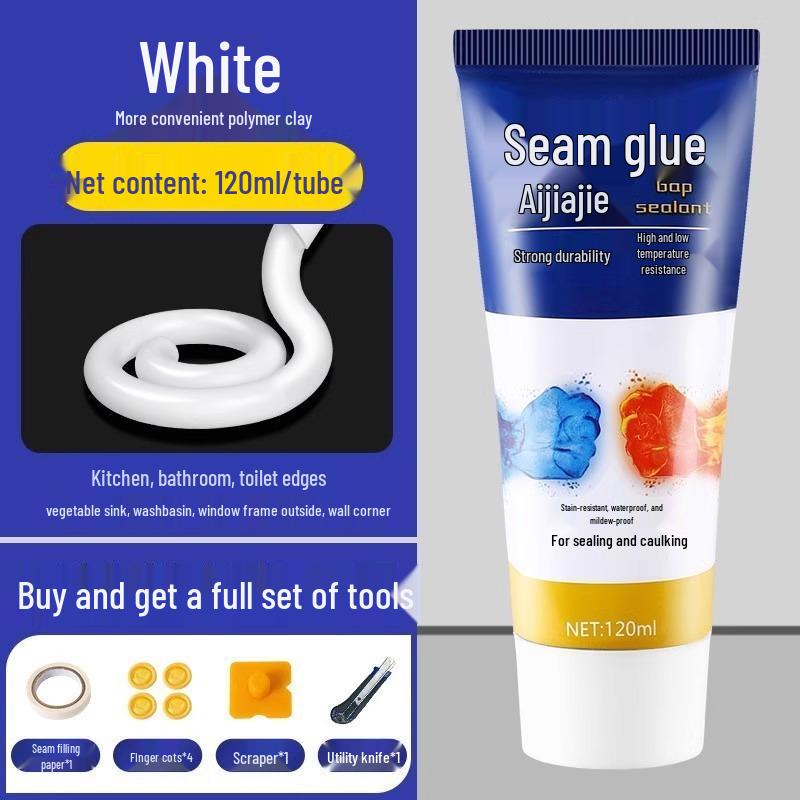 Beauty Edge & Skirting Board Water-Based Caulk for Seam Filling and Gap Sealing, Same Color Paste