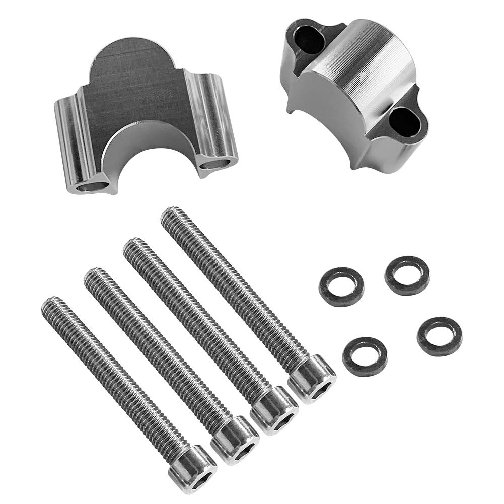 Universal 28mm 22mm Motorcycle Handlebar Riser Bar Mount Handle Clamp Heightening Clamp Mount Kit Bike Moto Modification