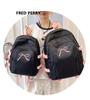 Japanese & Korean Style Cute School Backpack with Bow - Versatile for Middle & High School Students, Casual & Simple Solid Color Design