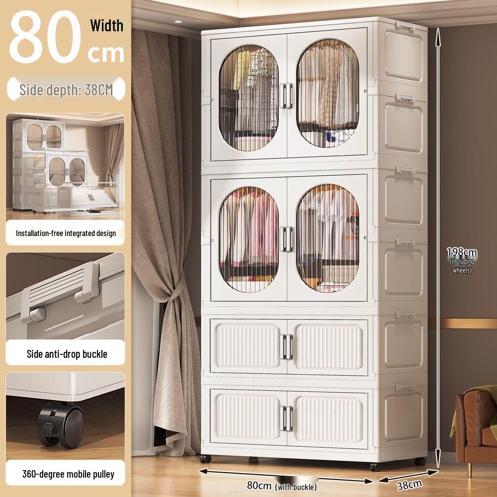Foldable Plastic Wardrobe & Organizer for Baby and Children's Clothes