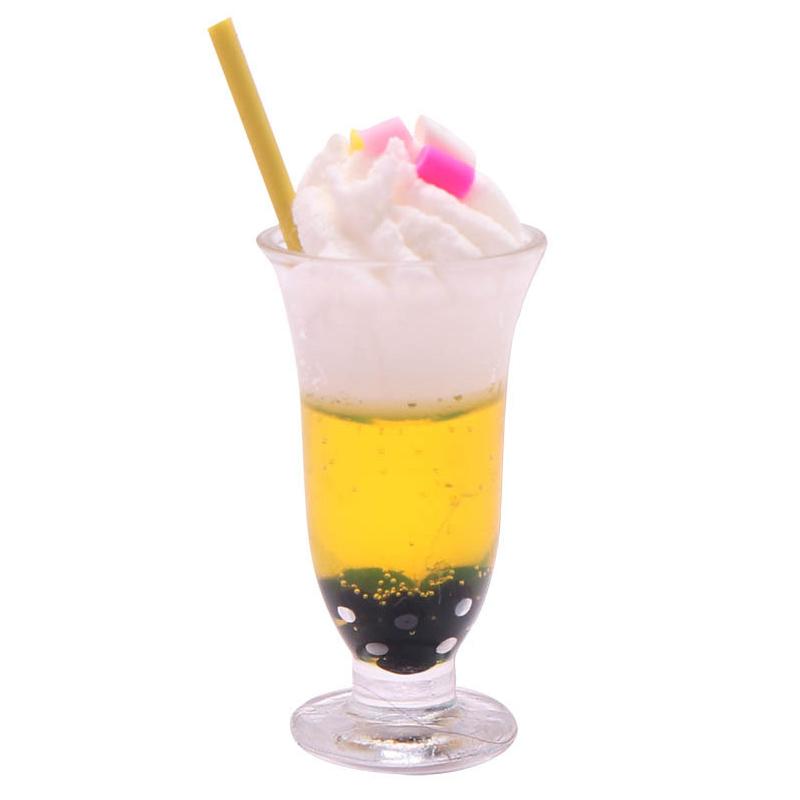1:12 Dollhouse Miniture Simulation Ice Cream Drink Decoration Accessories Model Toys