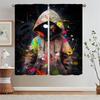 Nightmare Modern Living Room Curtains Livingroom Window Sheer Curtains for Camera Customs Free Shipping Products Blackout Curls