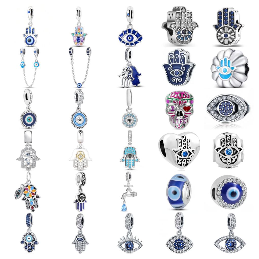 Europe New 925 Silver The True Eye Series Charm Bead Fit Bracelet DIY Women Jewelry For Party Birthday