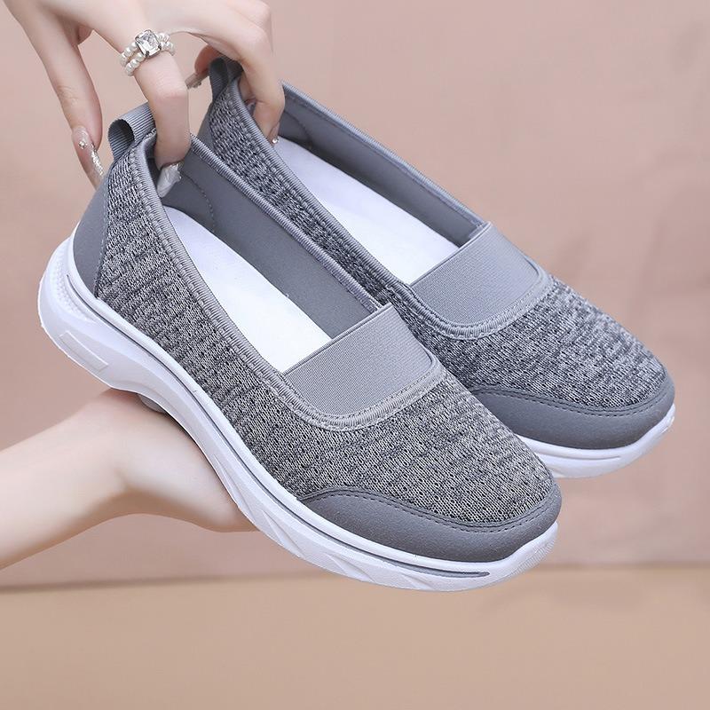 Shoes Women's Spring and Autumn New Women's Cloth Shoes Light and Comfortable Soft Sole One Pedal Casual Shoes Single Shoes