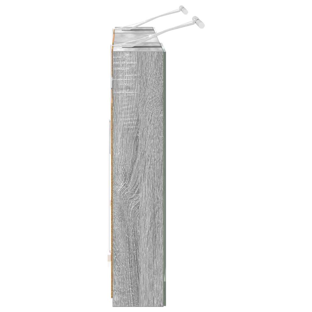 Bathroom Cabinet Set 3 Pcs 100 X 10.5 X 50 Cm Particleboard