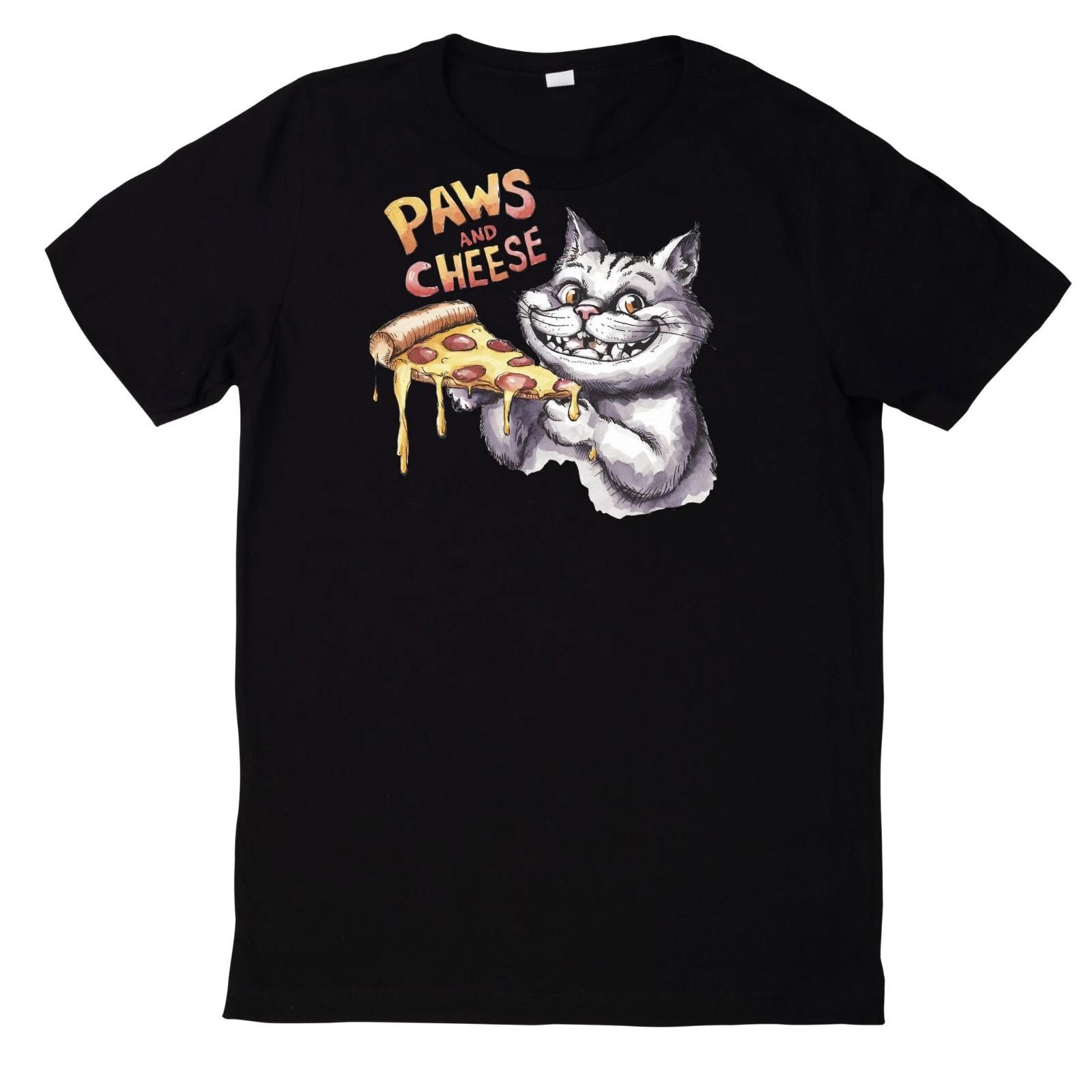 T-Shirt Lustiges Katzen Motiv Baumwolle XXXL