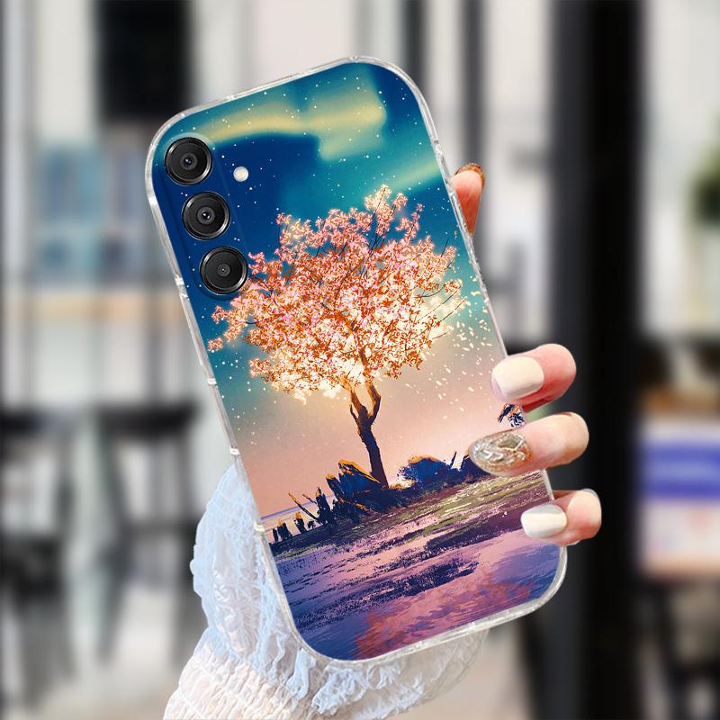 For Samsung S23 S24 FE Case S25 Edge Slim Transparent TPU Soft Phone Cover On Galaxy S22 Plus S23+ S24+ S25+ Clear Protector