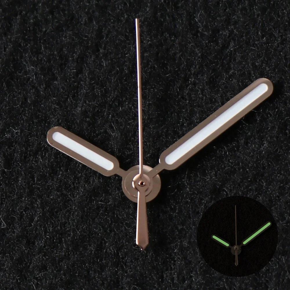 8.5*12.5*12.5mm NH35 Watch Hand for Nautilus NH35 NH36 Movement Watch Needle Hands Green Lume Silver Vintage Accessories