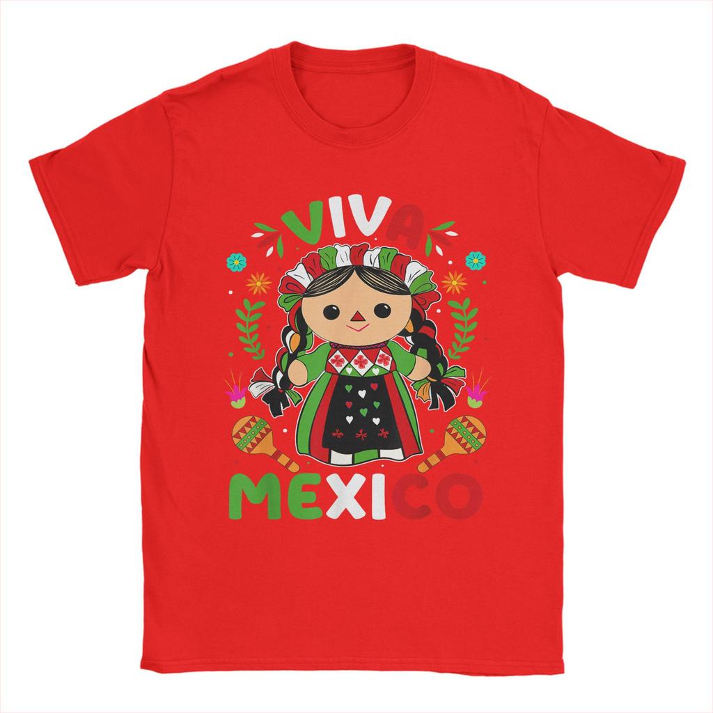 Viva Mexico Mexican Independence Day Shirts Women Girls Summer T-Shirts For Men Tee Shirt Short Sleeve Clothes