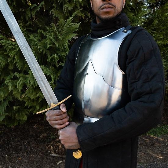 Functional Body Armor Made from Crusader Knight's Cuirass