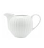 Lubiana Daisy Cukiernica 250Ml Z Pokrywką + Mlecznik 300Ml Biała Porcelana