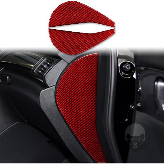 for Honda Accord 9th Gen 2013-2017 Accessories Door Handle Red | Real Carbon Fiber, for Honda Accord 9th Gen 2013 2014 2015 2016 2017, Interior Trim