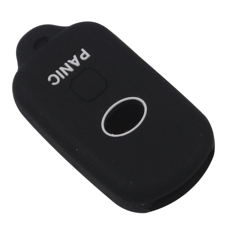 Jingyuqin Remote 4 Buttons Silicone Car-Styling Key Case Cover For Toyota Camry 2000-2005