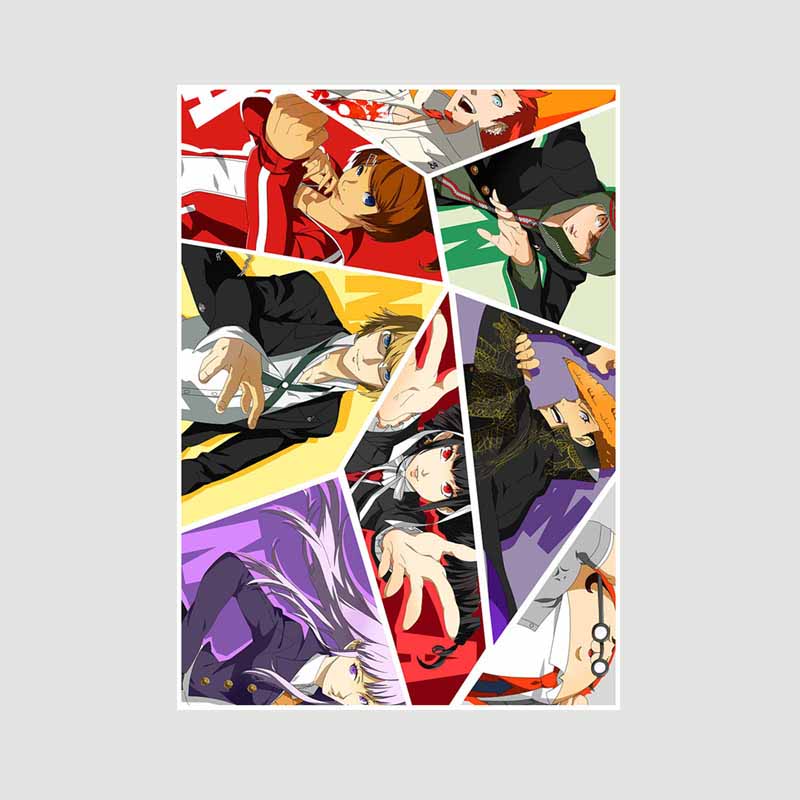 

Ретро Білий папір Мультфільм Фігурка Плакати Естетична класична гра Danganronpa Плакат Настінний декор Домашня кімната Бар Кафе Прикраса Художній живопис 30x21cm