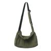 Solid Nylon Totes Bag Versatile Large Capacity Overlarge Drawsting Bag Light Weight Casual Women's Commutting