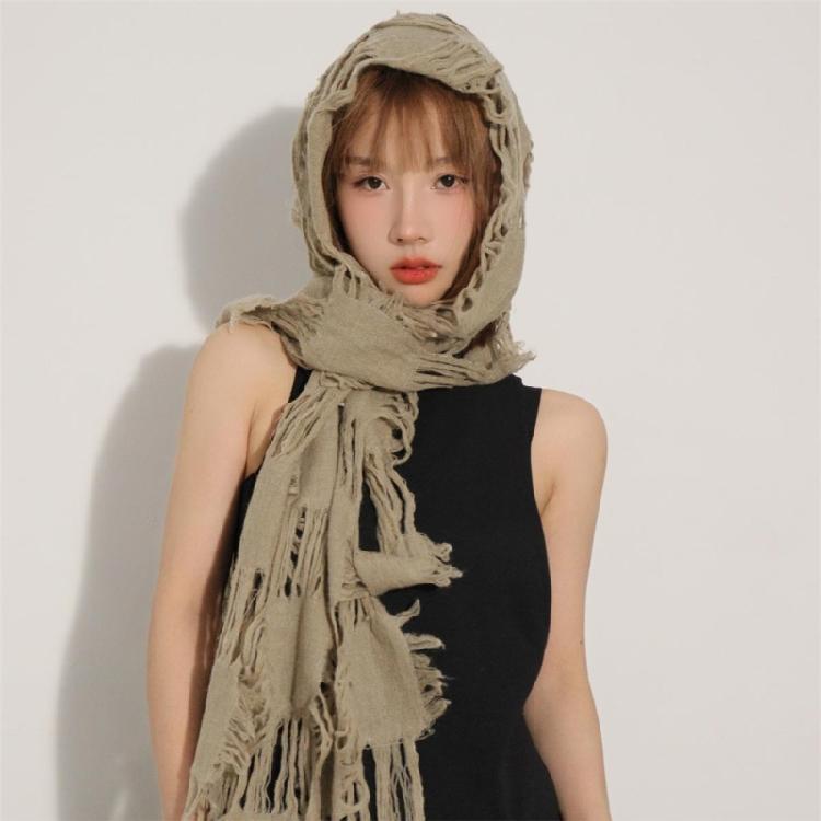 Used Schal für Damen Herren Used Nackenschal Schal Wickeltuch für Winter Outdoor Aktivität All-Match Schal Nackenwickel