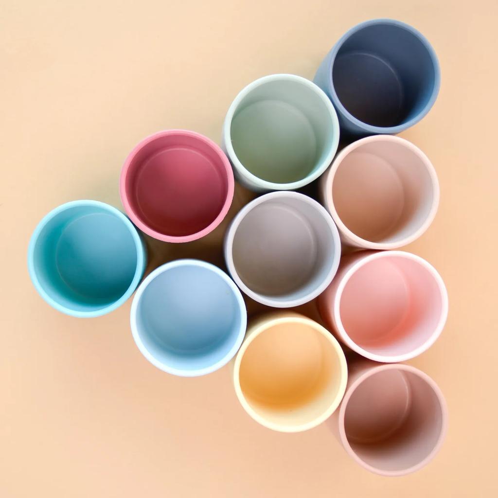 Silicone Cup for Children 180 Ml 6m+ MinikOiOi Yellow