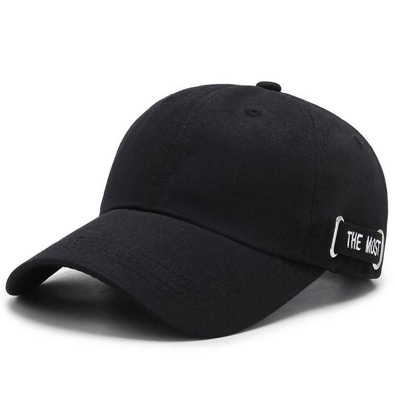 Spring new hip-hop baseball cap cotton side embroidered letters casual peaked cap outdoor sun hat