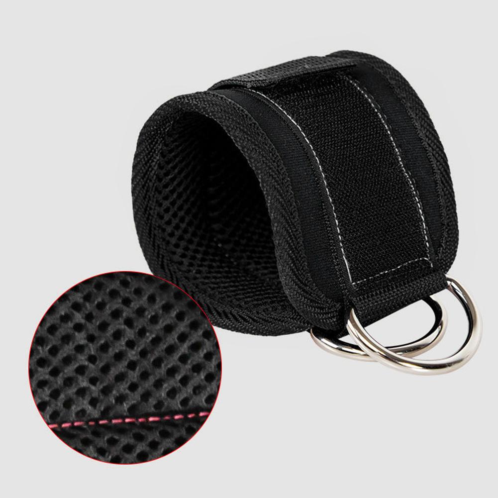 

- Ремни для лодыжек Cable Ankle Exercises D-Ring Foot Support Ankle Cuffs (черный)