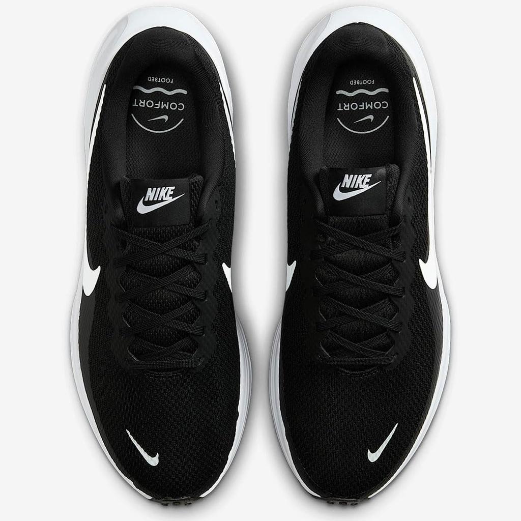 Nike Revolution 8 Size Wide, Black/Black/White, HQ1996-001, 25.5cm
