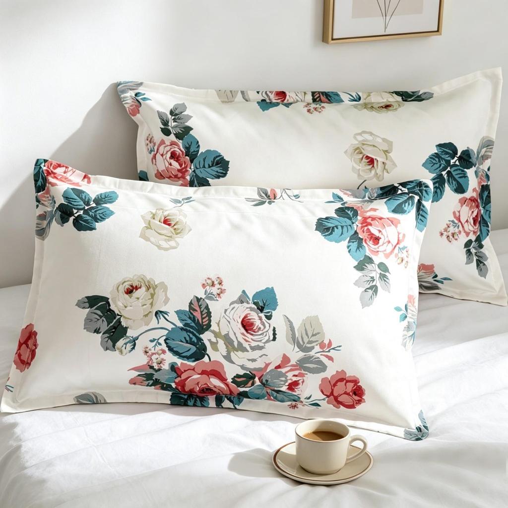 Thickened Large Single Pillowcases for Adults - Simple Summer Cover, Ideal for Dormitory Use (One Pair)
