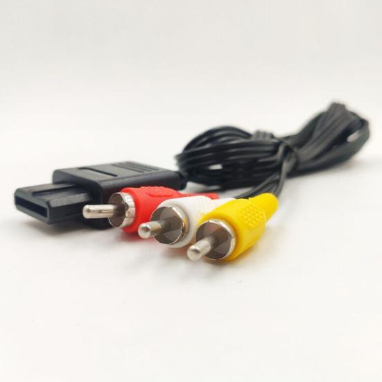 Audio Line HD-compatible Stable Output Multi-purpose Enhance Gaming Experience Game Console AV Cable for N64/for Game Cube/for Super-Nintendo