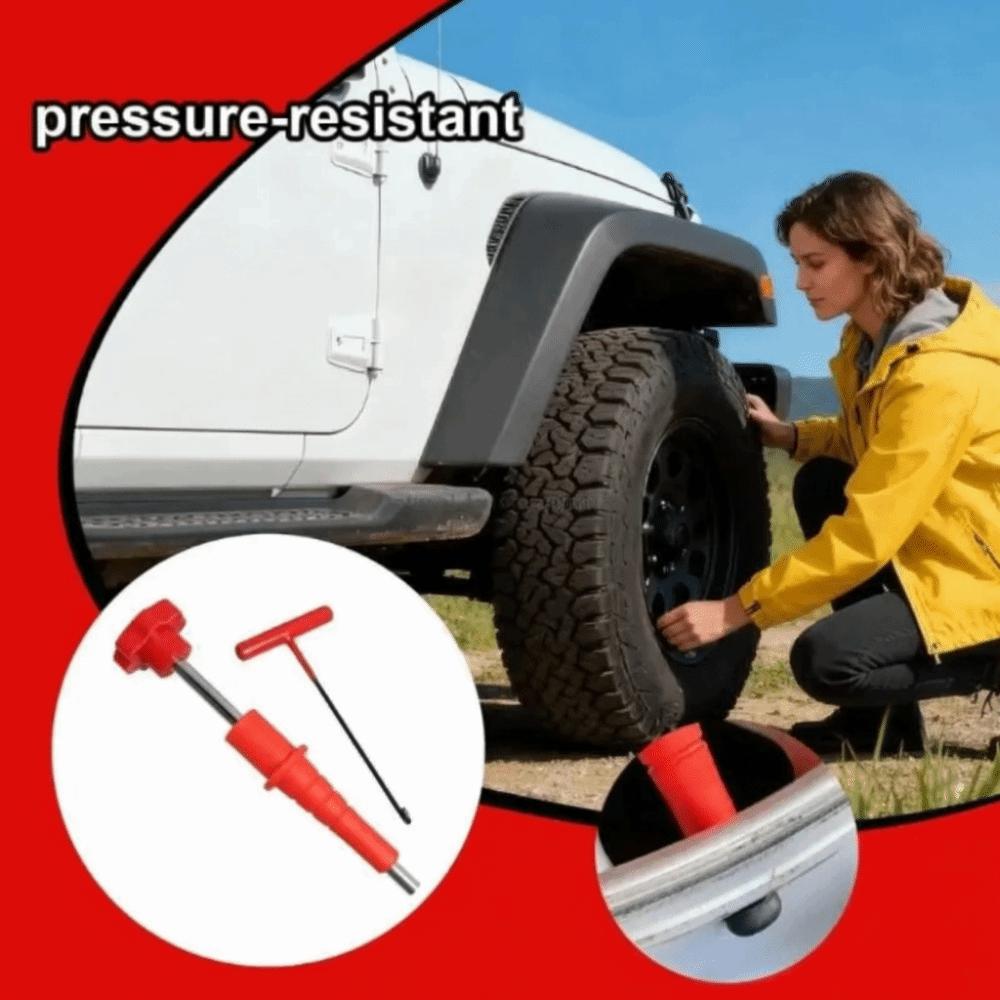T-Hook Design Tire Valve Core Tools Tire Valve Stem Core Tool Car Tire Maintenance