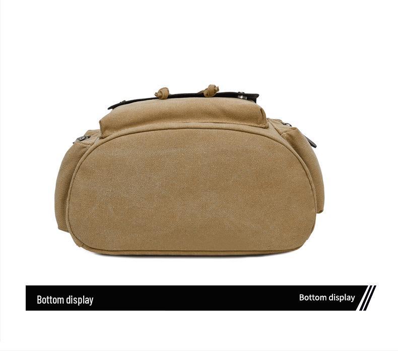 Men's Canvas Trend Large Capacity Casual Backpack