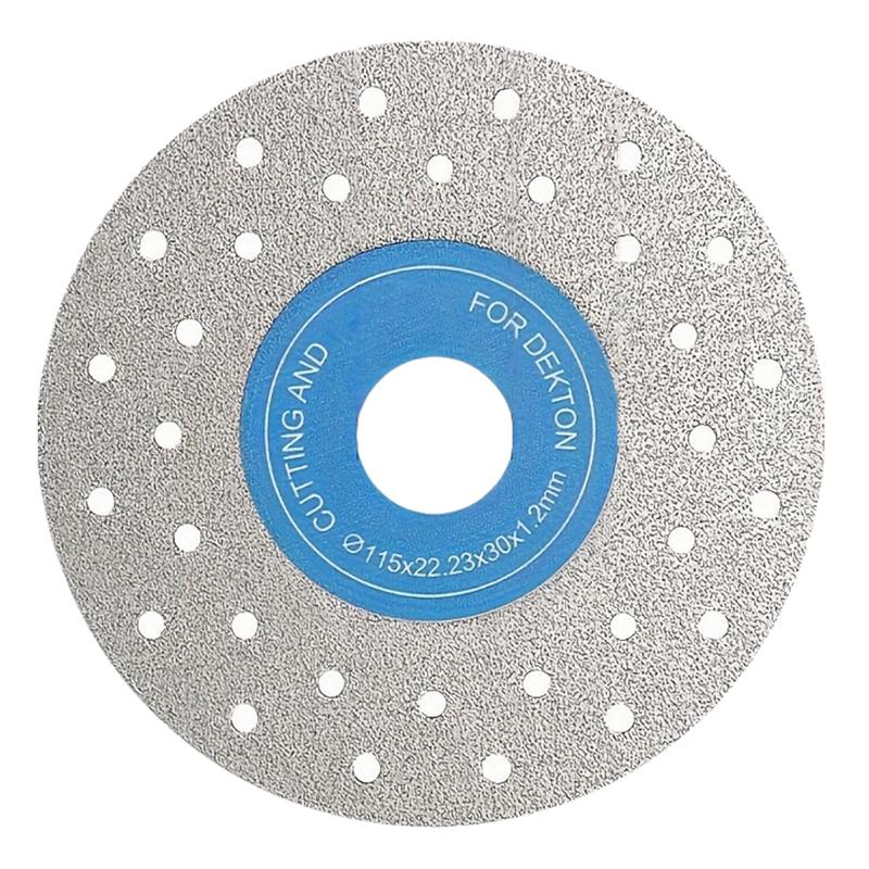 

1Pc 115mm Wet Dry Blade Cutting Saw Heavy-Duty For Ceramics Granite Tiles Tile Cutter Home Renovation Power Tool сірий колір