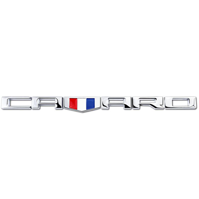 3D CAMARO Letter Auto Stickers Achterklep Embleem Badge Voor Chevrolet Camaro Equinox Traverse Montana Silverado TrailBlazer Suburban
