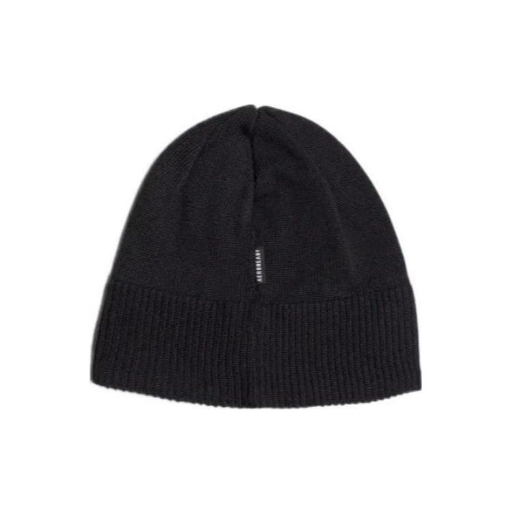 Adidas Knitted Warm Recycled Polyester Yarn Hat Kids Hats Black GV2091