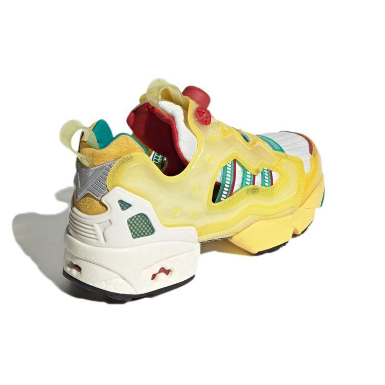 Adidas X Reebok ZX Fury Spring Yellow Unisex Sneakers Equipment-Green Cream-White GW0364