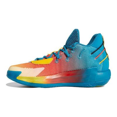 Dame 7 GCA Avatar Herren-Sneaker Orange Active-Teal Crew-Yellow FZ4409