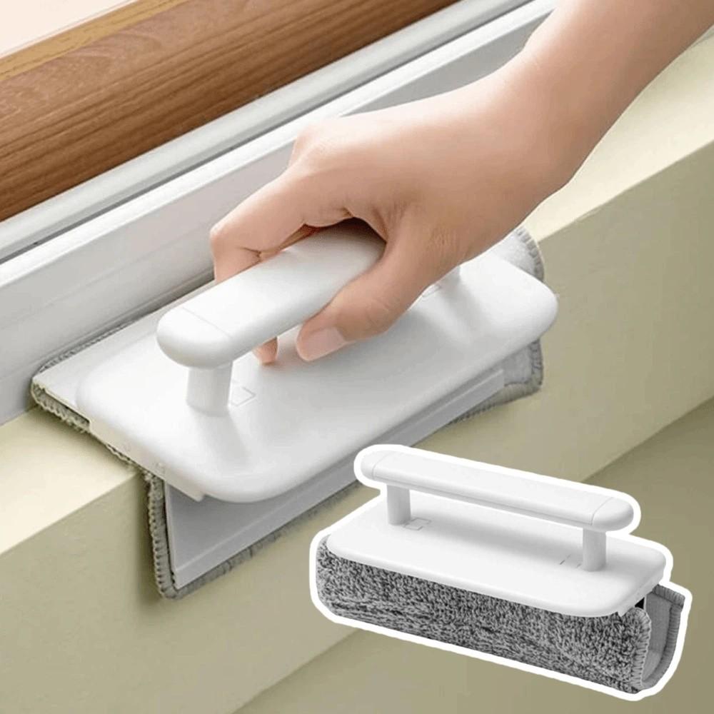 Detachable Window Washing Brush Ergonomic Handle Window Groove Cleaning Tool Kitchen Surfaces
