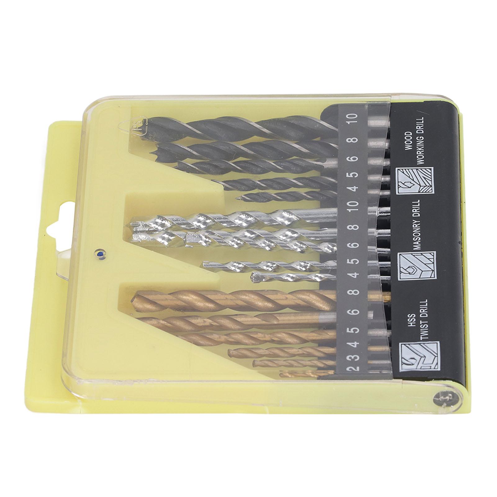 

16 шт. Сверло Спиральное сверло Сверло по камню Инструмент из быстрорежущей стали для деревообработки