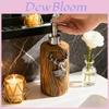 Rustic Deer Soap Dispenser Bottle With Pump For Bathroom And Kitchen Use
