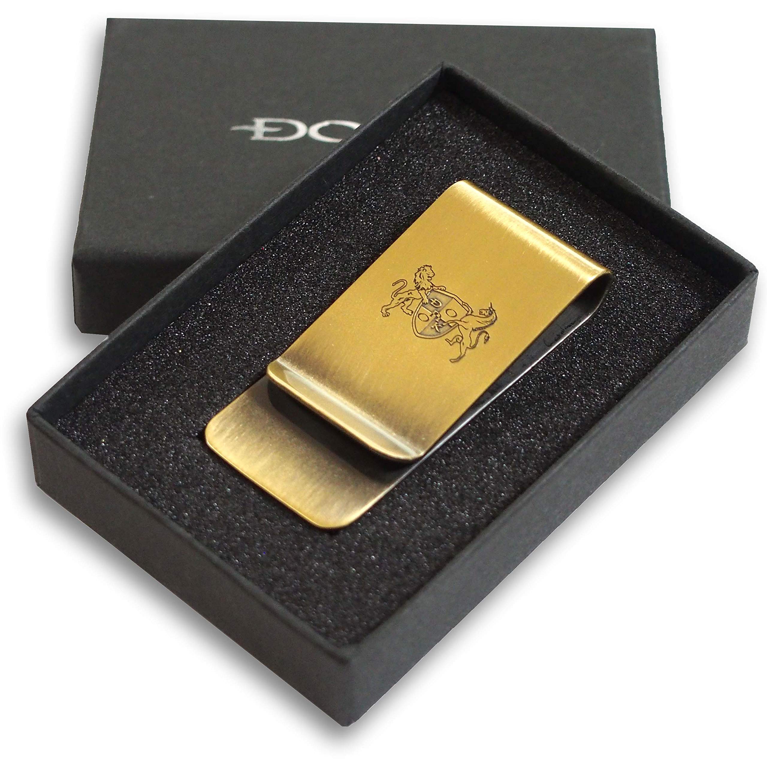DONOK Craftsman Money Clip for Made in Antique H53 x W21 x D8mm Package Men, Japan, Finish, (Gift Available)