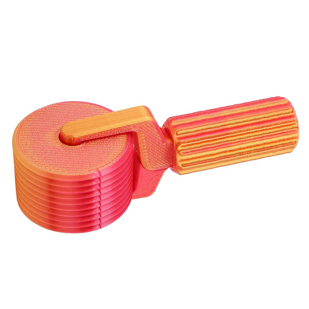 Rhinestone Painting Roller Easy Grip Handheld Rhinestone Embroidery Press Roller for Pressing Red Gold Gradient Color
