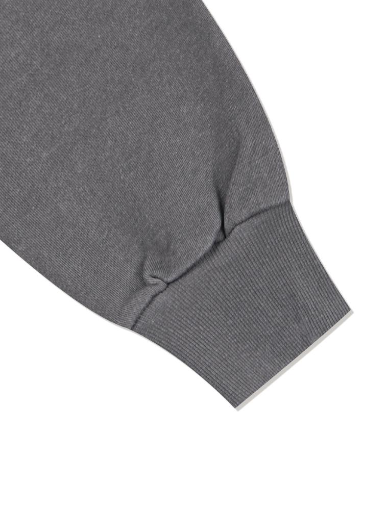 LA MAISON STUDIO Women'S Le Lis Pigment Smoky Crop Sweatshirt Light Grey (Fcf1Ts207W)