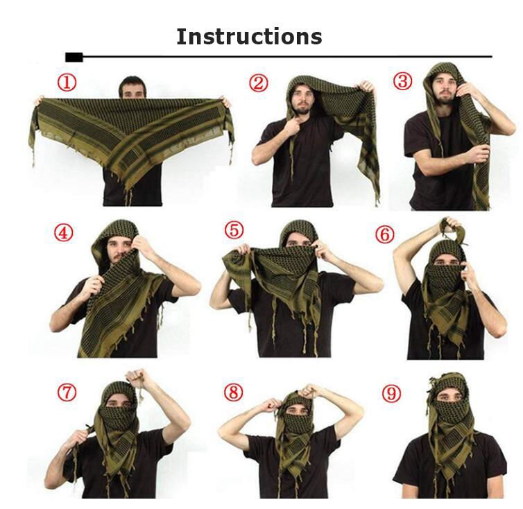 Copricapo Arabo Come Si Indossa La Kefiah Foulard Personalizzato